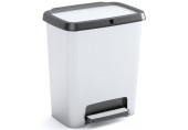 KIS COMPATTA 25L Treteimer 38 x 28 x 43 cm silber