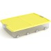 KIS W BOX UNDERBED XL 55L 79x58x16,5cm Transparent/Gelb