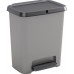 KIS COMPATTA RECYCLING 12+12L Treteimer 38 x 28 x 43 cm grau