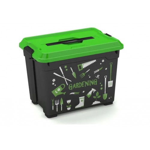 KIS MOOVER BOX S + TRAY GARDENING 18L 38x26,5x28,5cm