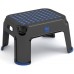 KIS PREMIUM Step Stool 36x43x24cm Schwarz/Blau