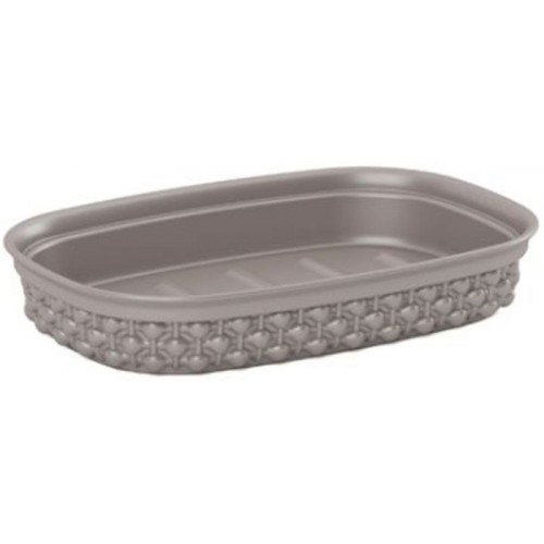 KIS FILO Seifenschale 15x10x3cm taupe