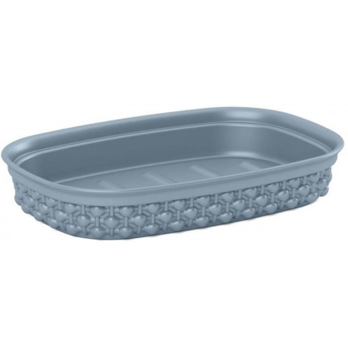 KIS FILO Seifenschale 15x10x3cm Grau