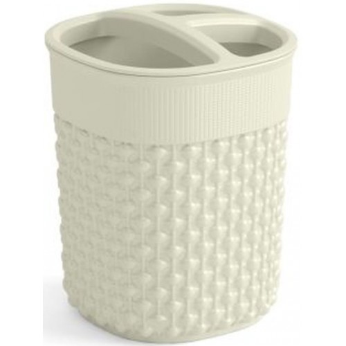 KIS FILO Zahnbürstenhalter 9x9x12cm creme