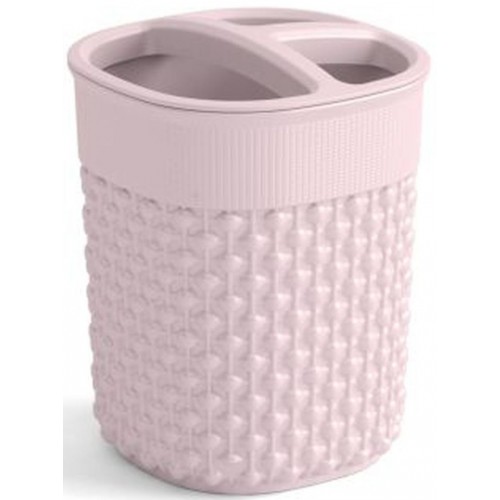 KIS FILO Zahnbürstenhalter 9x9x12cm rosa KIS FILO Zahnbürstenhalter 9x9x12cm rosa