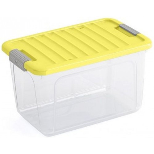 KIS W BOX S 15L 38x25x23cm Transparent/Gelb