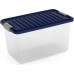 KIS W BOX M 30L 49x30x29cm Transparent/Indigo blau