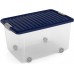 KIS W BOX L 50L 59x39x32cm Transparent/Indigo blau