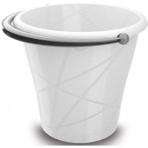 KIS Round Eimer 12L 35x29cm weiß