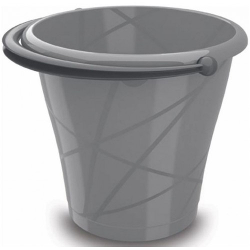 KIS Round Eimer 12L 35x29cm grau