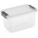 KIS W BOX XS 5L 28x18x17cm Transparent/Hellgrau