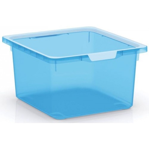 KIS KISKREO BOX M 17,5L Aufbewahrungsbox 39x35x20,5cm transparent blau