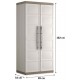 KIS EXCELLENCE XL UTILITY Kunststoffschrank 89x54x182cm Sand