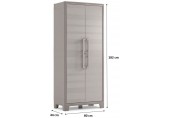 KIS GULLIVER HOCH Kunststoffbox 80x44x182cm beige