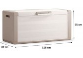 KIS GULLIVER CHEST 300L Aufbewahrungsbox 118x49x55cm beige