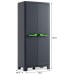 KIS MOBY HOCH Kunststoffbox 80x44x182cm dunkelgrau