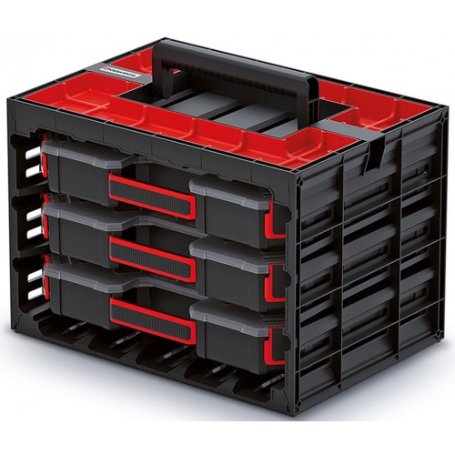 Kistenberg TAGER CASE Behälter mit herausnehmbaren Organizern, 41,5x29x29cm KTC40306B