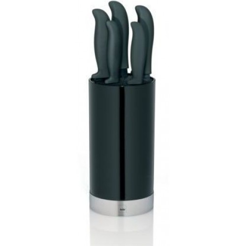 KELA Messerblock ACIDA 6tlg., schwarz KL-11287