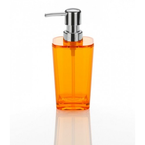 KELA Seifenspender Kristall orange KL-21861