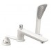 KLUDI BALANCE 3-Loch-Wannenbatterie-Kombination, weiß/chrom 524479175