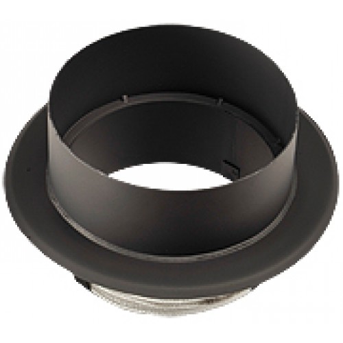 Rauchrohrreduktion O200 / O200mm x 1,5 für Keramikschornstein mit Dichtschnur