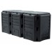 Ausverkauf Prosperplast MODULE COMPOGREEN 1200L Gartenkomposter schwarz IKSM1200C-S411