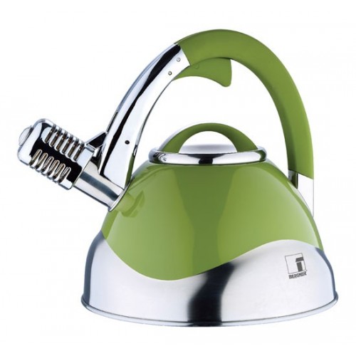 BERGNER Edelstahlkessel 3 l olivengrün BG-3740