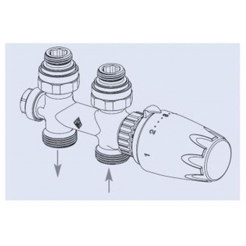 Korado Anschlussarmatur HM gerade Weiß RAL 9010 Z-D023 Korado Anschlussarmatur HM gerade Weiß RAL 9010 Z-D023