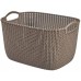 CURVER KNIT L 19L Aufbewahrungskorb 40 x 30 x 23 cm braun 03670-X59