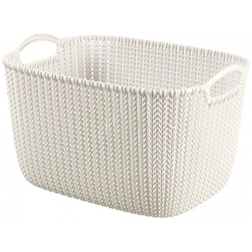 CURVER KNIT L 19L Aufbewahrungskorb 40 x 30 x 23 cm creme 03670-X64