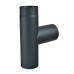 Rauchrohr T-Stück 180 mm x 1,5 schwarz