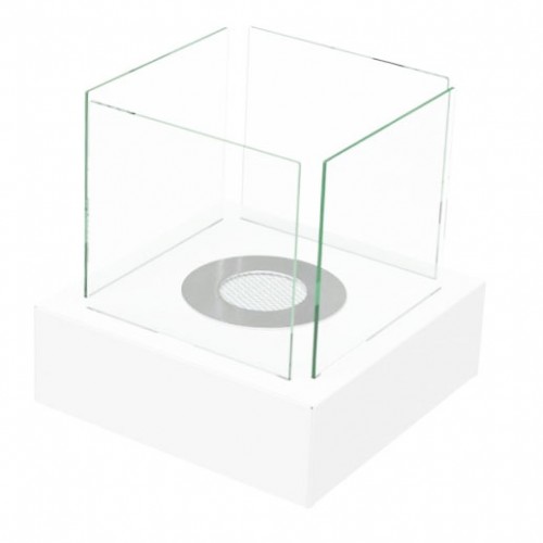 Ethanolkamin Kamin Pyro weiß