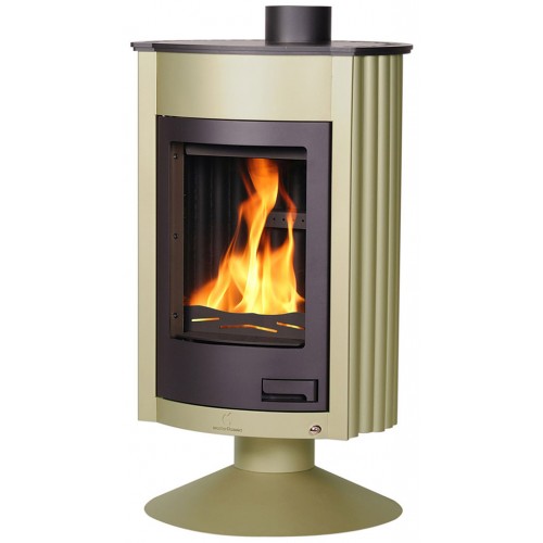 HS FLAMINGO Holzofen MASTERFLAMME Medie II, Olivgrün