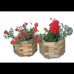 Blumentopf aus Holz, klein 48/12