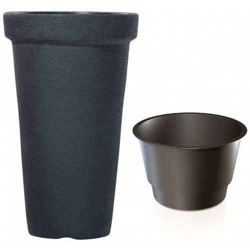 Prosperplast CLASSIC TOWER Blumentopf 30cm, 20l, anthrazit DPC30-S433 Prosperplast CLASSIC TOWER Blumentopf 30cm, 20l, anthrazit DPC30-S433