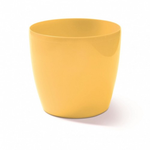 Elho brussels rund mini 1l ,12,5cm Blumentopf - happy gelb, DUO120-121U Elho brussels rund mini 1l ,12,5cm Blumentopf - happy gelb, DUO120-121U