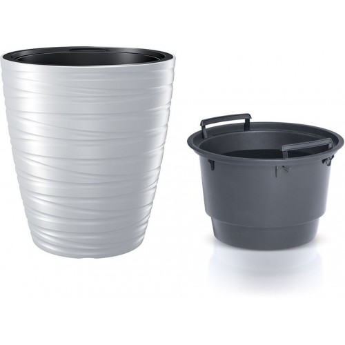 Prosperplast MAZE Blumentopf 47,5 cm, weiß DBMZ500