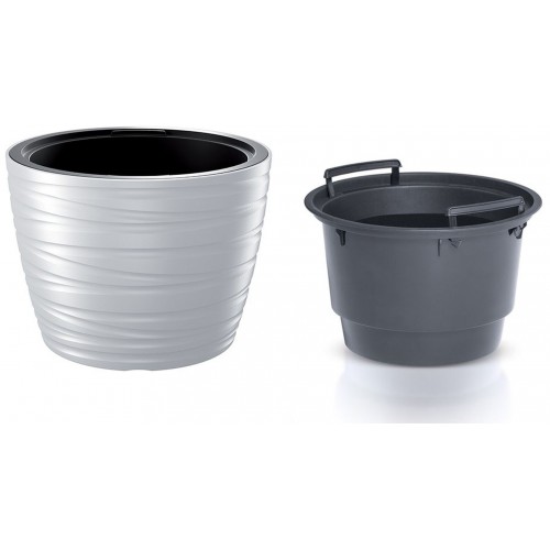 Prosperplast MAZE Blumentopf 37,5cm, weiß DLMZ400-S449 Prosperplast MAZE Blumentopf 37,5cm, weiß DLMZ400-S449