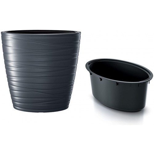 Prosperplast MAZE Blumentopf 58,5cm, anthrazit DPMZE600-S433