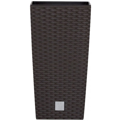 Prosperplast RATO SQUARE Blumentopf 24cm, 19l, umbra DRTS240