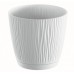 Prosperplast SANDY P Blumentopf mit Untersetzer 10,8 cm, weiß DSY110P-S449