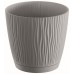Prosperplast SANDY P Blumentopf mit Untersetzer 14,9 cm, steingrau DSY150P-405U