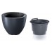 Prosperplast HEOS Blumentopf 29,8cm, anthrazit DBHEM300-S433