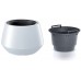 Prosperplast HEOS Blumentopf 43,6cm, weiß DMHET440-S449
