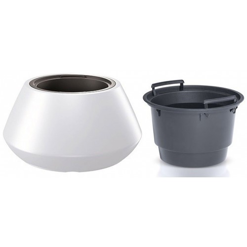 Prosperplast HEOS Blumentopf 58,2cm, weiß DMHET600-S449