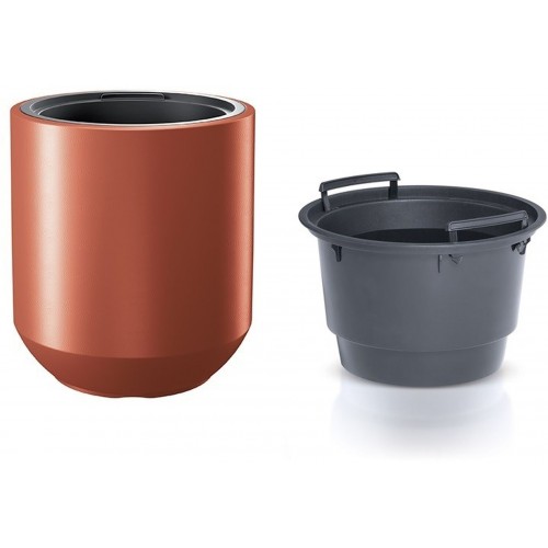 Prosperplast HEOS Blumentopf 39cm, das Kupfer DPHEW400-7598U