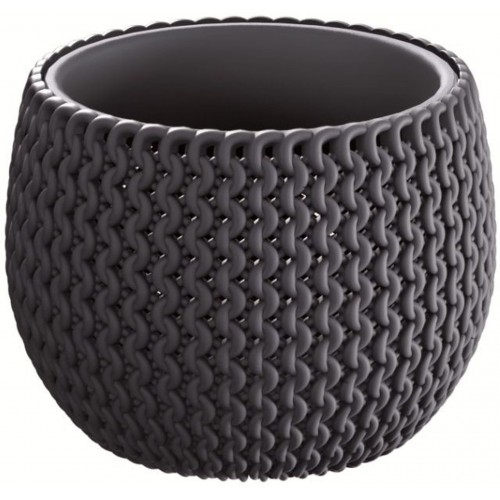 Prosperplast SPLOFY Bowl Blumentopf 14,4cm, 0,75l, anthrazit DKSP150