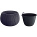 Prosperplast SPLOFY Bowl Blumentopf 23,9cm, 2,3l, anthrazit DKSP240