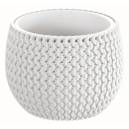 Prosperplast SPLOFY Bowl Blumentopf 18cm, 1,4l, weiß DKSP180-S499 Prosperplast SPLOFY Bowl Blumentopf 18cm, 1,4l, weiß DKSP180-S499