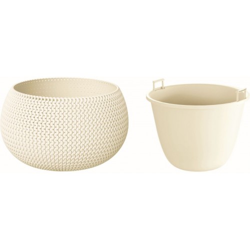 Prosperplast SPLOFY Bowl Blumentopf 37cm, 9l, creme DKSP370-CY728 Prosperplast SPLOFY Bowl Blumentopf 37cm, 9l, creme DKSP370-CY728